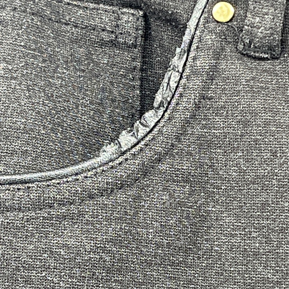 Chico's So Slimming Pants, Women, Size 2 (US12) Short, Heathered Black, Stretch - Picture 4 of 10